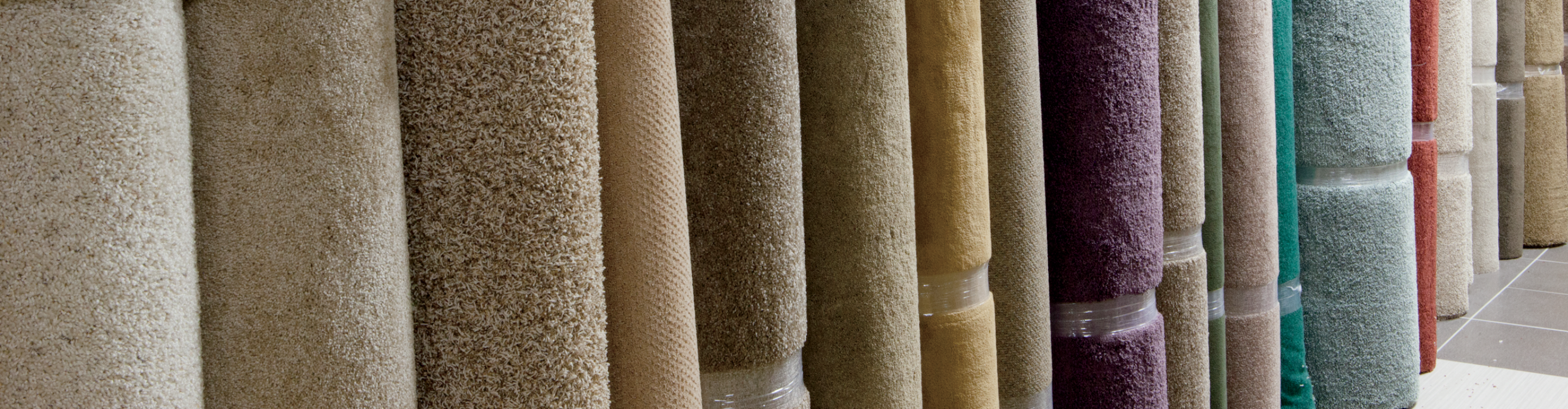 Carpet rolls, with prices remnant room entrance
